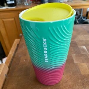 2023 Starbucks Spring Petunia Ceramic Tumbler 12oz